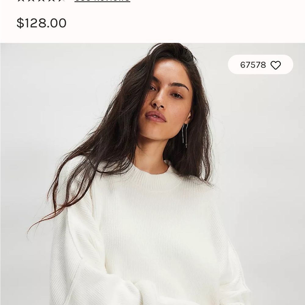 Free People Easy street Tunic White